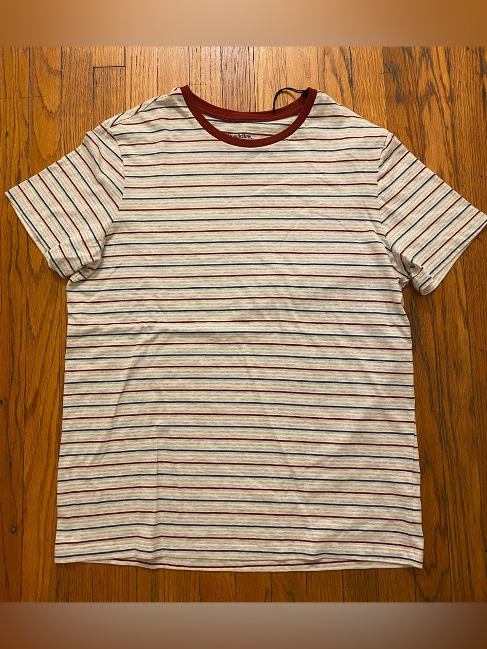 Goodfellow & Co Striped T-Shirt - Size Large Standard 50’s Americana Style NWOT